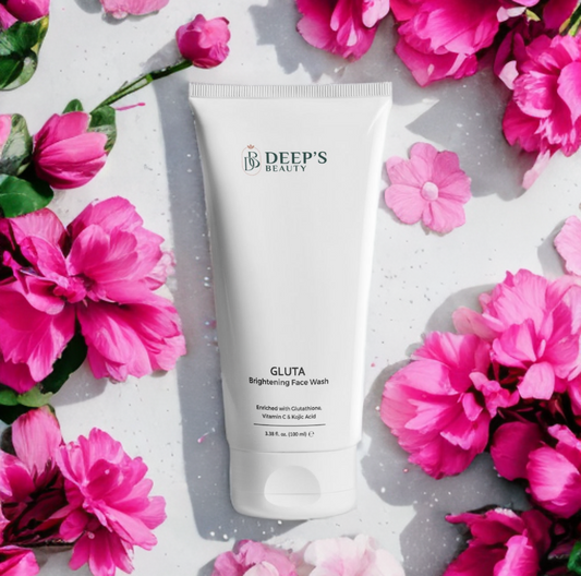 Gluta Brightening Face Wash – Gentle Skin Cleanser with Glutathione & Vitamin C | Deep Clean, Fades Dark Spots, Brightens Dull Skin | For All Skin Types | 100ml