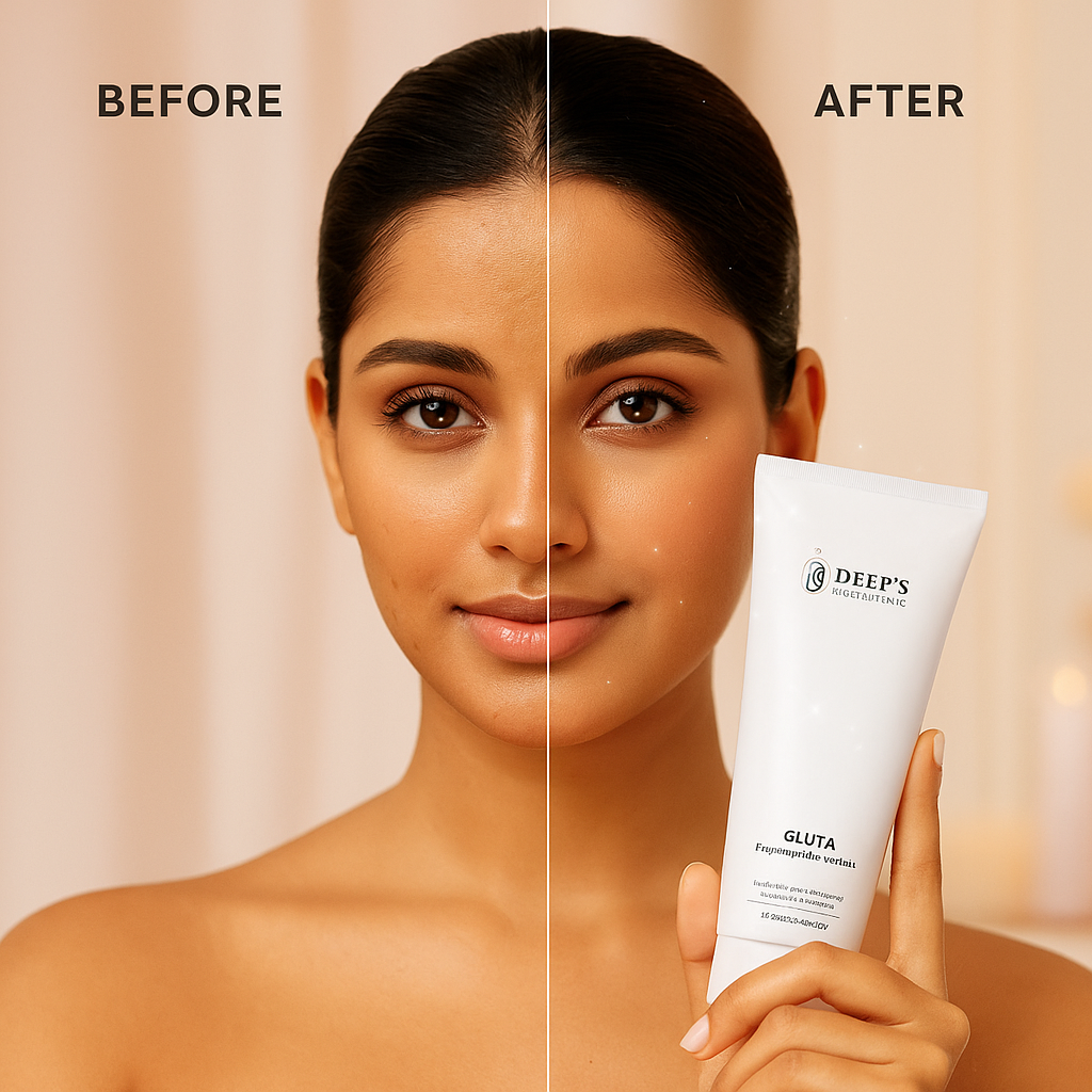 Gluta Brightening Face Wash – Gentle Skin Cleanser with Glutathione & Vitamin C | Deep Clean, Fades Dark Spots, Brightens Dull Skin | For All Skin Types | 100ml