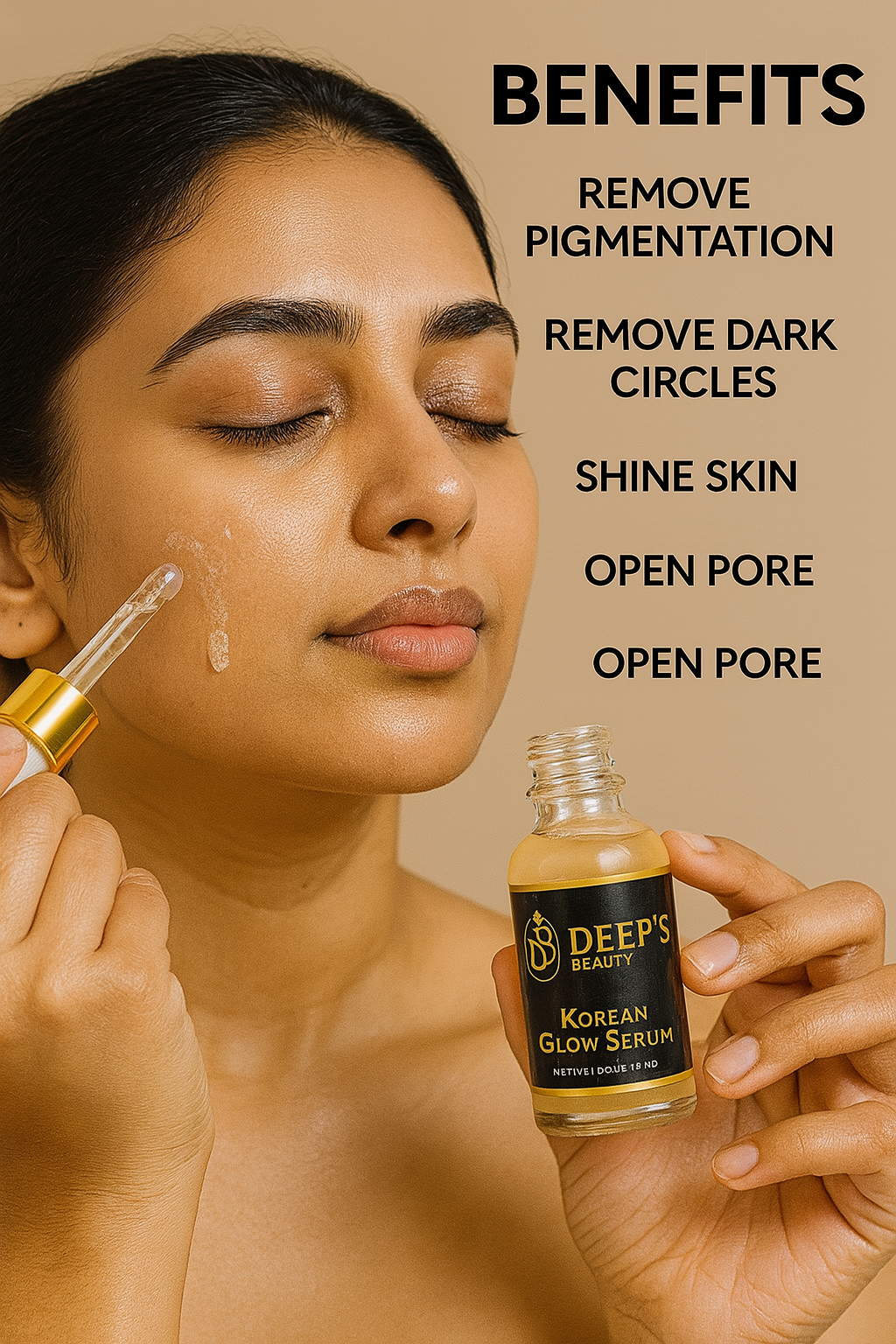 100% Result Shining Korean Glow Serum