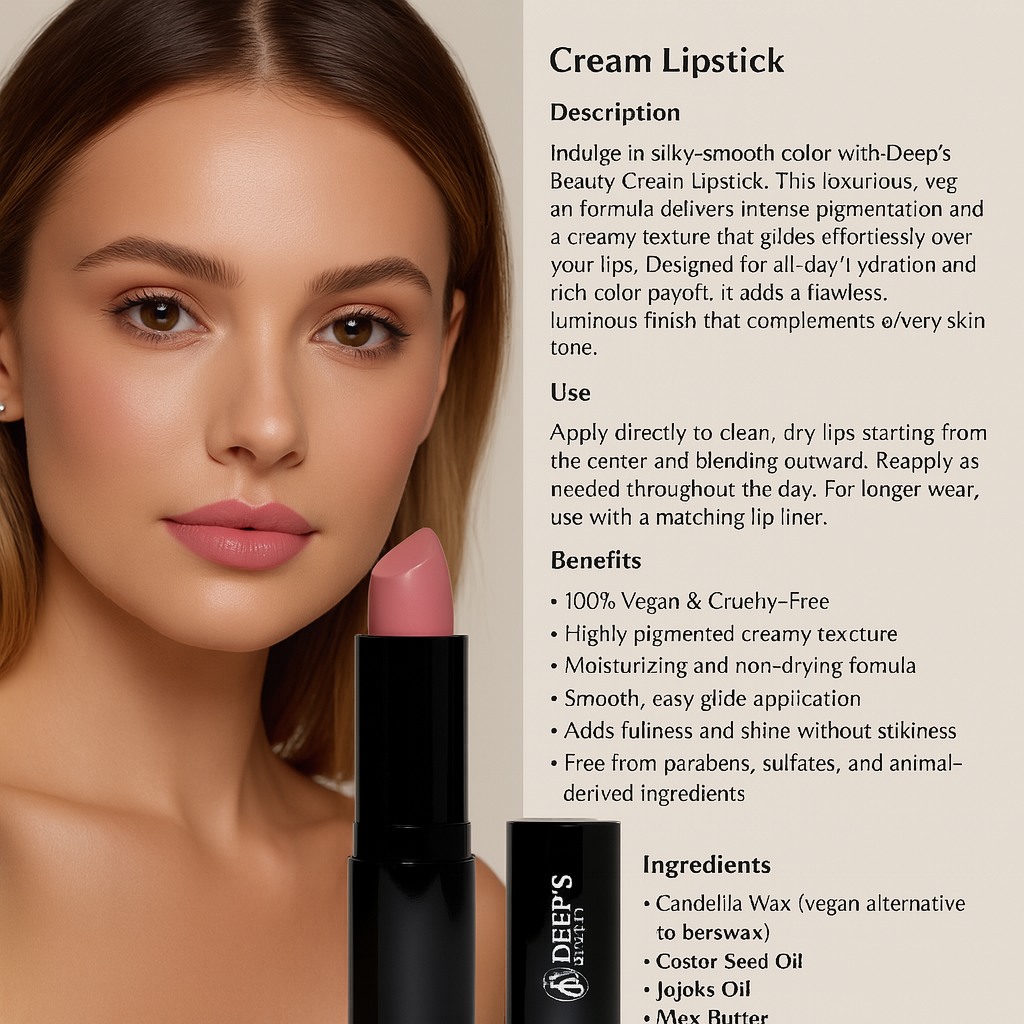 Luxury Cream Lipstick - Darling Dahlia