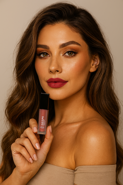 Super Matte Lip Stain - Deep Burgundy